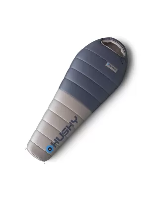 Спален чувал за перо HUSKY DOPY -25°C СИНЬО/СИВО