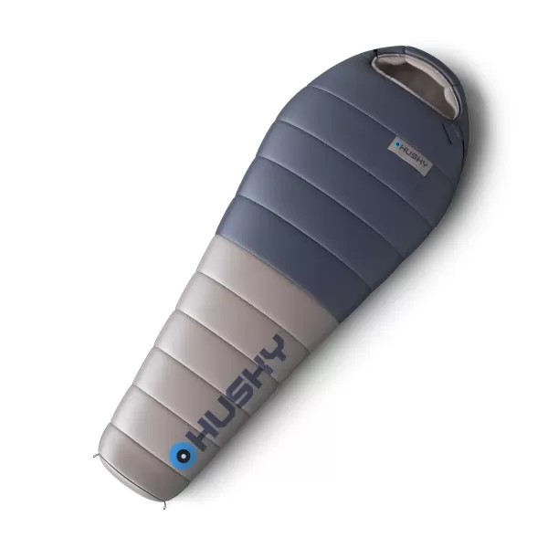  Спален чувал за перо HUSKY DOPY -25°C СИНЬО/СИВО 