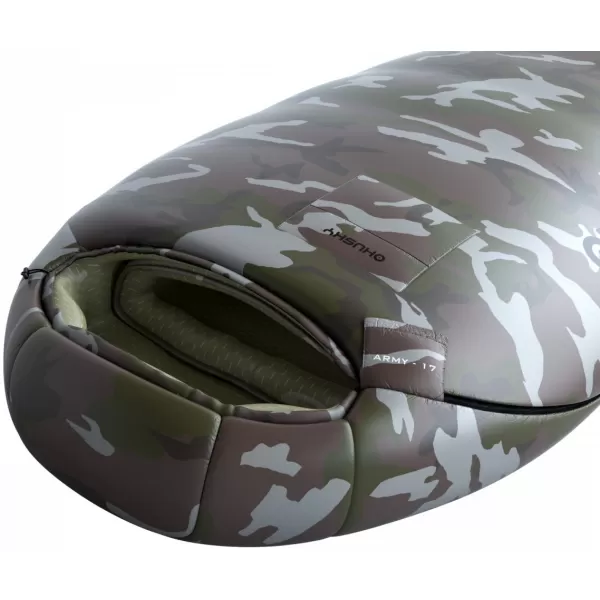  Спален чувал HUSKY ARMY -17°C ЗЕЛЕНО 