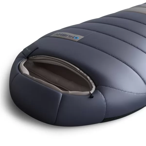  Спален чувал за перо HUSKY DOPY -25°C СИНЬО/СИВО 