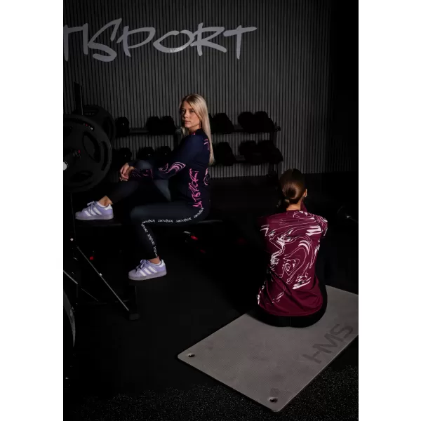  Дамска първокласна функционална тениска с дълъг ръкав ALTISPORT VOJ/ALW064TR03 РУДА 