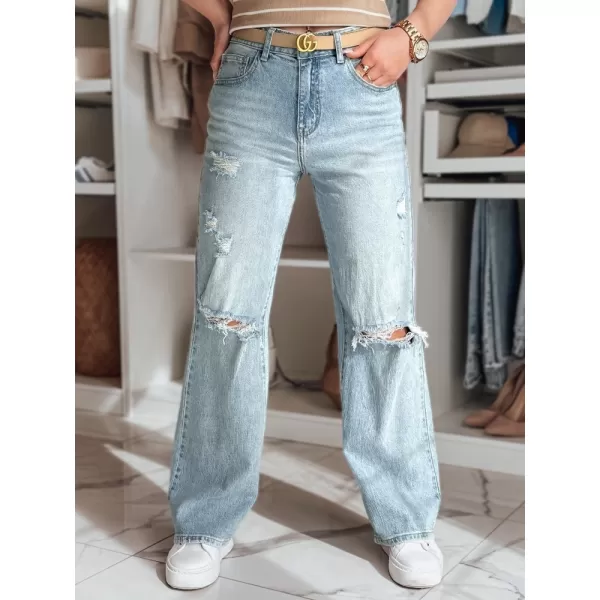  Дамски панталони DSTREET STYLLEG UY2491 СИНЬО 