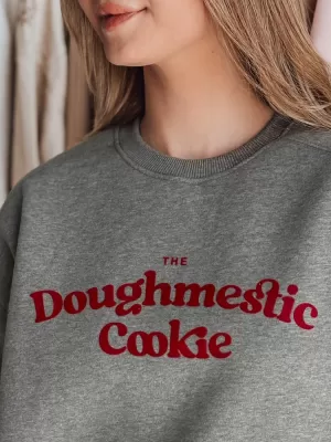 Дамска суитчър DSTREET COOKIES BY1443 ТЪМНО СИВО