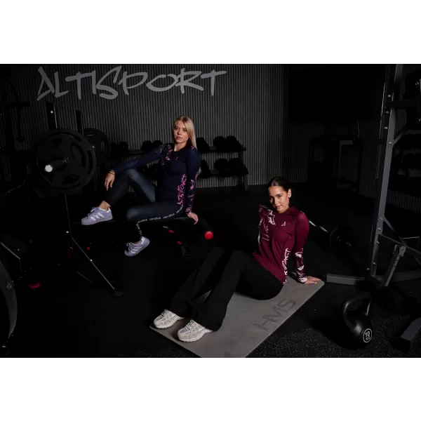  Дамска първокласна функционална тениска с дълъг ръкав ALTISPORT VOJ/ALW064TR03 РУДА 