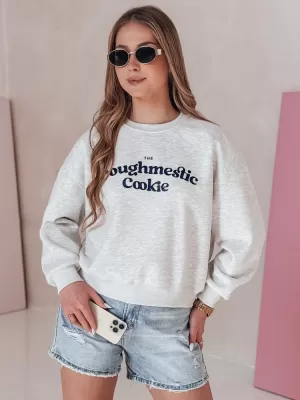 Дамска суитчър DSTREET COOKIES BY1444 СВЕТЛО СИВО