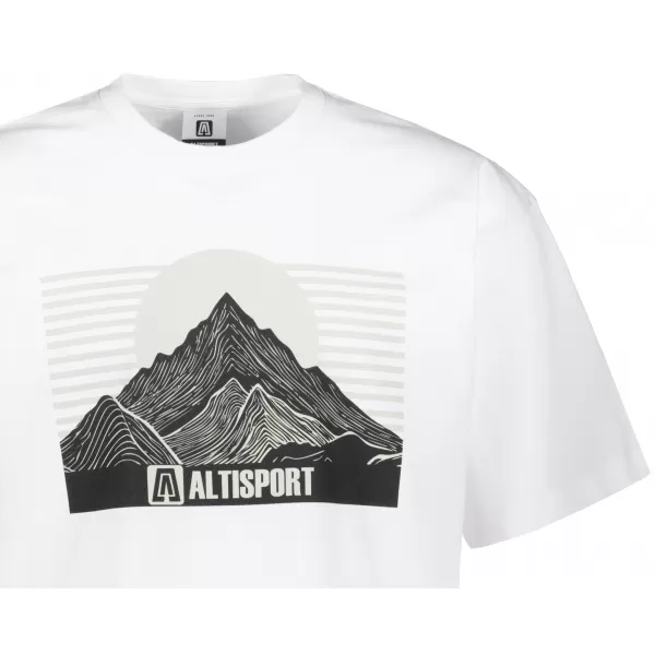  Мъжка тениска ALTISPORT ALM188812 БЯЛО 
