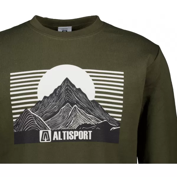  Мъжки суичър ALTISPORT ALM188406 ВОЕННИ 