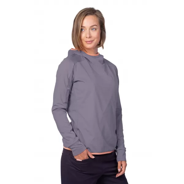 Дамска суитчър HANNAH NYMA HOODY СИВ ХРЕБЕТ МЕЛ 