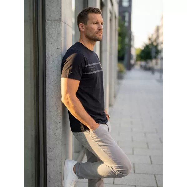  Мъжка тениска ALTISPORT EBEN ЧЕРЕН 