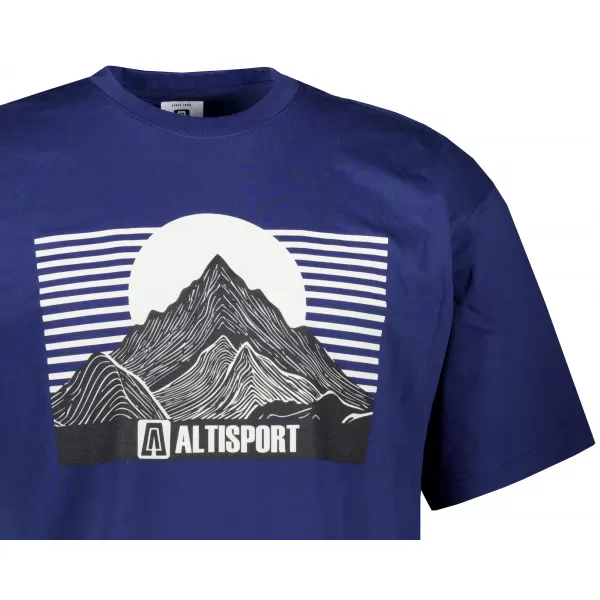  Мъжка тениска ALTISPORT ALM188812 СРЕДНОЩНО СИНЬО 
