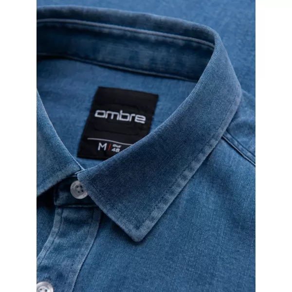 Риза OMBRE OM-SHDS-0180 СИНЬО 