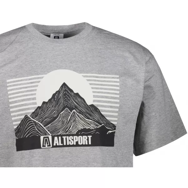  Мъжка тениска ALTISPORT ALM188812 ТЪМНОСИВИ ОТБЛЯСЪЦИ 