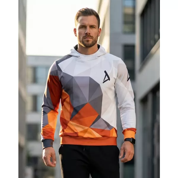  Мъжки функционална суитчър премия ALTISPORT VOJ/ALM007MI01 ОРАНЖЕВО/СИВО 