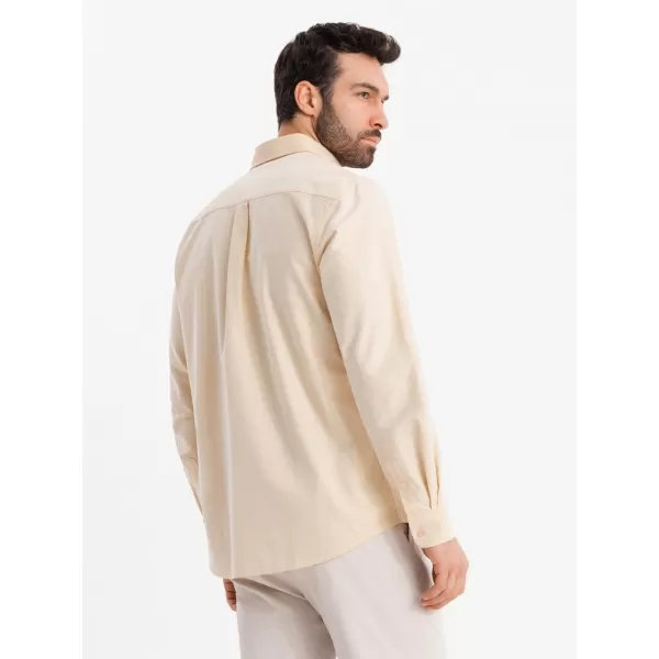  Риза OMBRE OM-SHOS-0183 ЯРКО ЖЪЛТО 