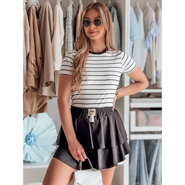  Дамска пола DSTREET FALBELA CY0494 ЧЕРНО 
