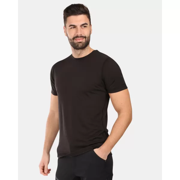  Мъжки t -риза от мерино вълна KILPI SLOPER-M YM0311KI ЧЕРНО 