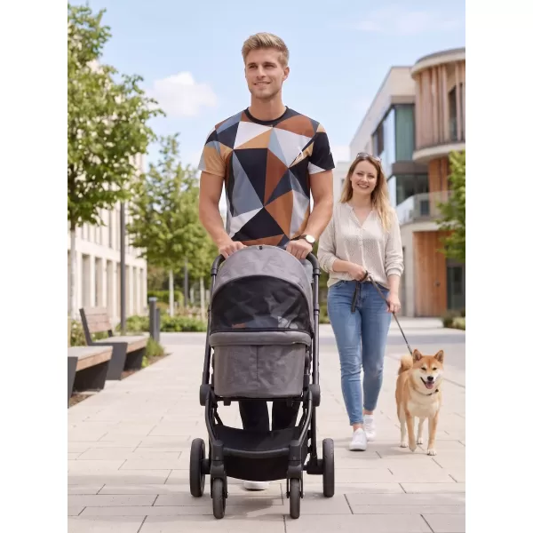  Мъжки функционални t -риза Premium Plus ALTISPORT VOJ/ALM007TR02 ЧЕРНО -BROWN 