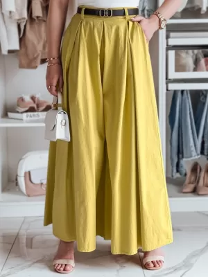 Дамски панталони DSTREET FLOWES UY2589 АМБЪР