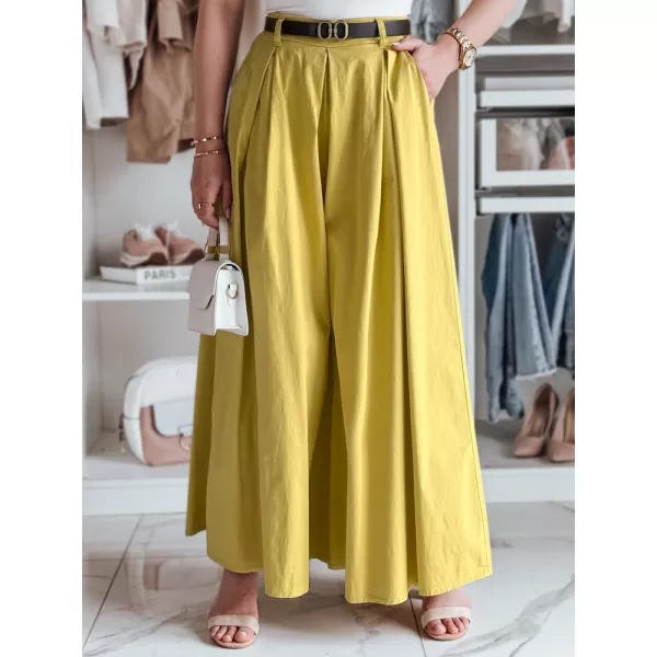  Дамски панталони DSTREET FLOWES UY2589 АМБЪР 