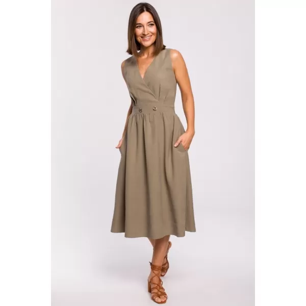  Рокля STYLOVE S224 КАКИ 