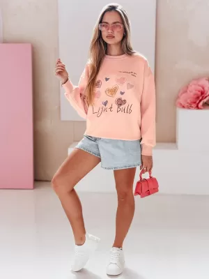 Дамска суитчър DSTREET PINKNOTE BY1500 РОЗОВО