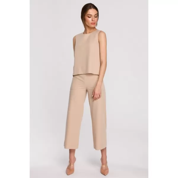  Дамска блуза STYLOVE S257 БЕЖОВО 