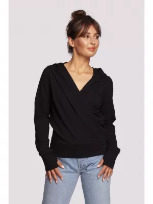 Дамски суичър BEWEAR B246 ЧЕРЕН