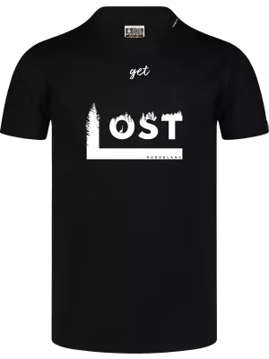 Мъжка тениска NORDBLANC GETLOST NBSMT8154 ЧЕРЕН