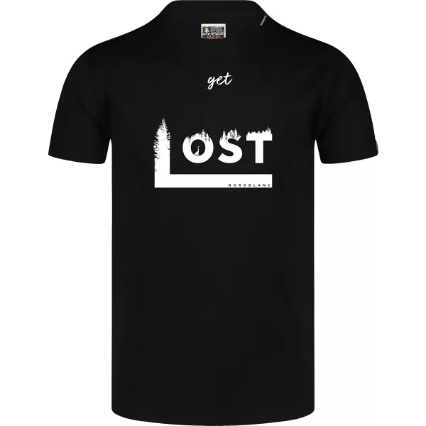  Мъжка тениска NORDBLANC GETLOST NBSMT8154 ЧЕРЕН 