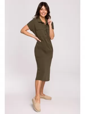 Рокля BEWEAR B222 КАКИ