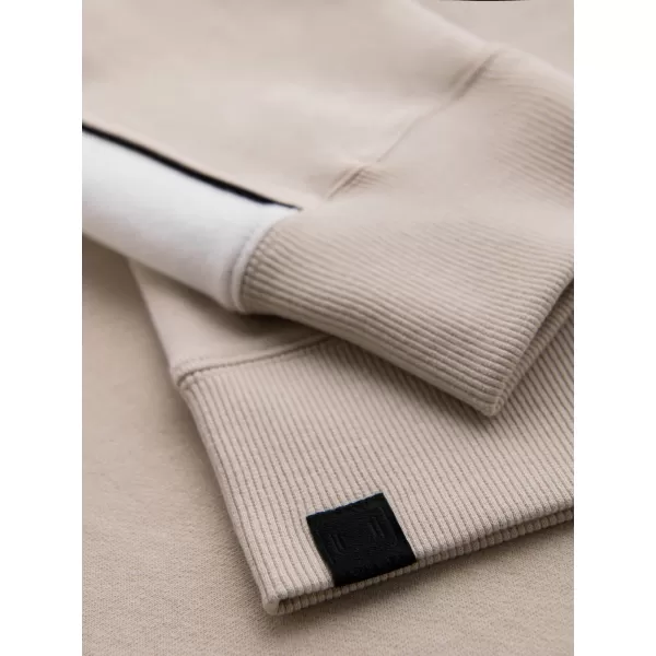  Мъжки суичър OMBRE OM-SSNZ-0225 БЕЖОВО 