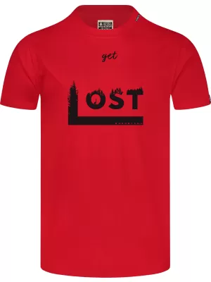 Мъжка тениска NORDBLANC GETLOST NBSMT8154 ЧЕРВЕНО