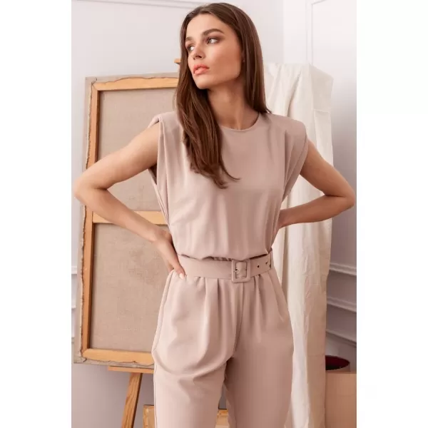  Дамски гащеризон STYLOVE S259 БЕЖОВО 