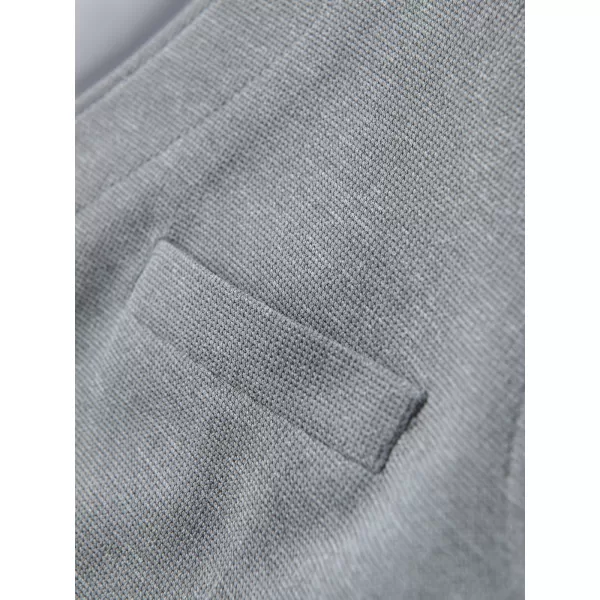  Жилетка OMBRE OM-BLZV-0146 СИВ МЕЛАНЖ 