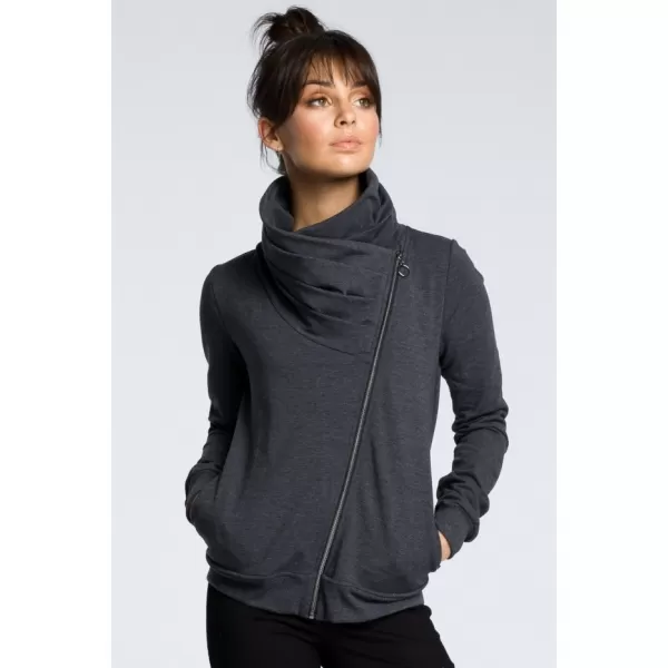  Дамски суичър BEWEAR B071 ГРАФИТ 