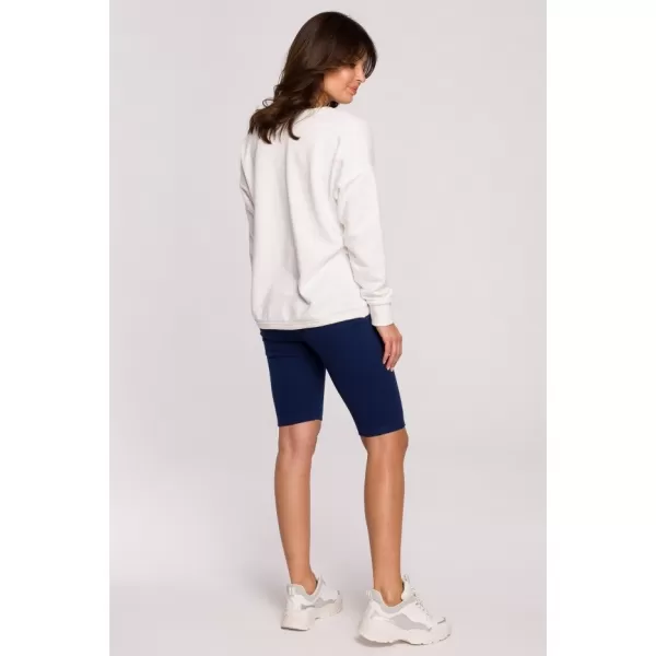  Дамски суичър BEWEAR B225 ЕКРЮ 