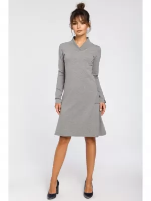 Рокля BEWEAR B044 СИВО