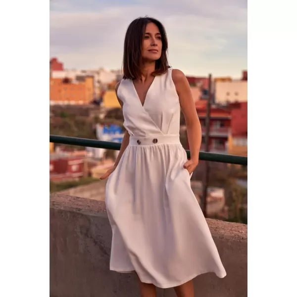  Рокля STYLOVE S224 ЕКРЮ 