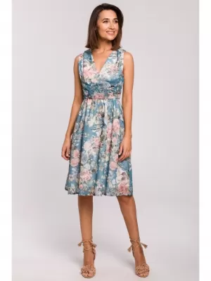 Рокля STYLOVE S225 СИНЬО