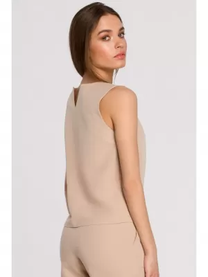 Дамска блуза STYLOVE S257 БЕЖОВО