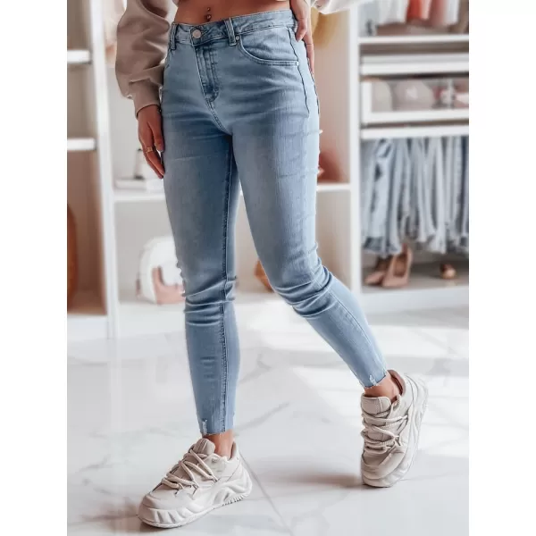  Дамски панталони DSTREET SKINNIZA UY2357 СИНЬО 