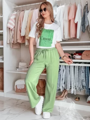 Дамски панталони DSTREET DRESSANIK UY2698 ЗЕЛЕНО