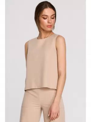 Дамска блуза STYLOVE S257 БЕЖОВО