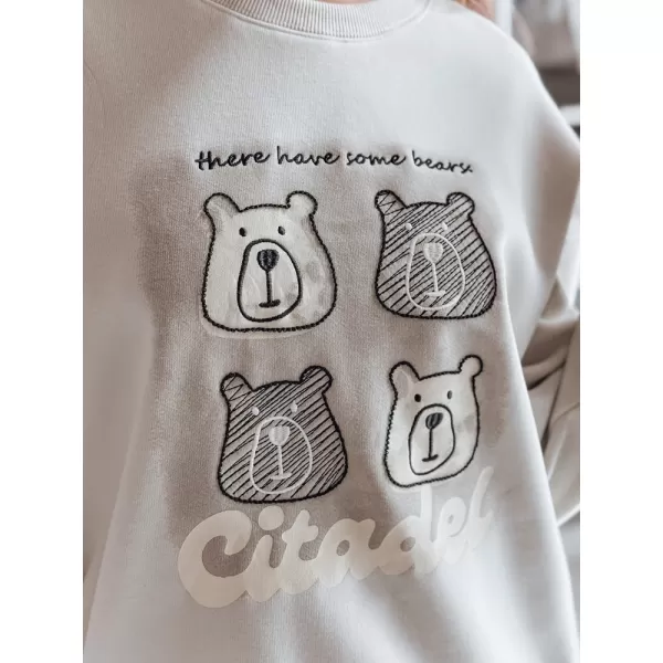  Дамска суитчър DSTREET MISOBEARS BY1436 СВЕТЛО СИВО 