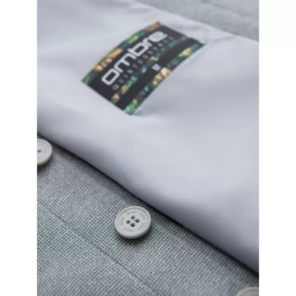  Жилетка OMBRE OM-BLZV-0146 СИВ МЕЛАНЖ 