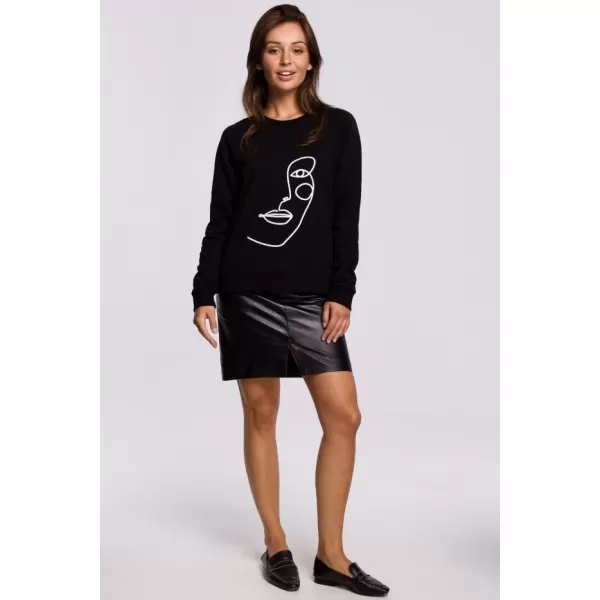  Дамски суичър BEWEAR B167 ЧЕРЕН 