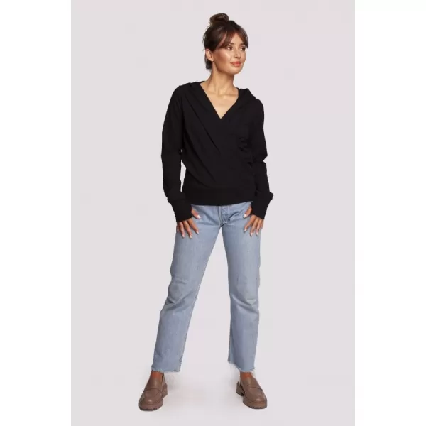  Дамски суичър BEWEAR B246 ЧЕРЕН 