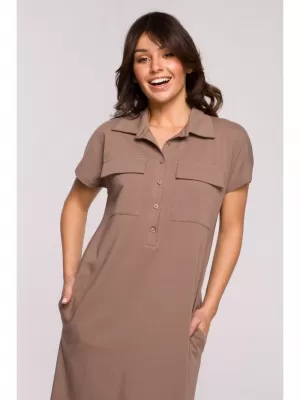 Рокля BEWEAR B222 КАКАО
