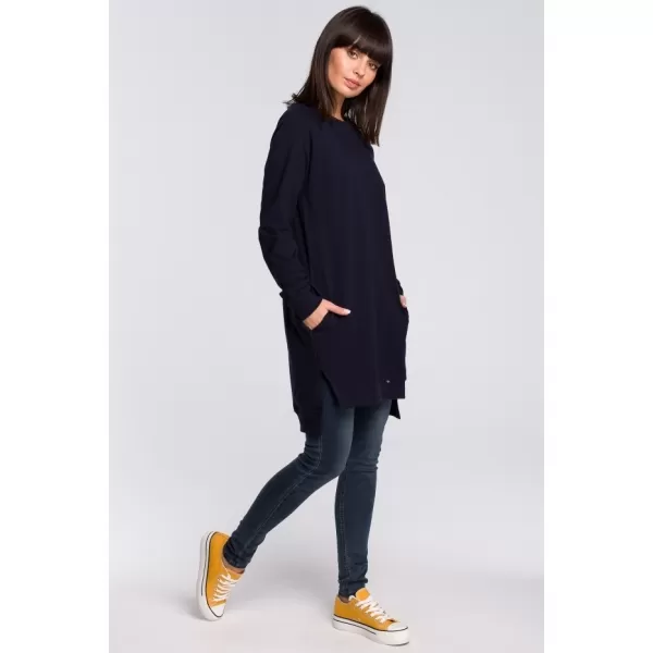  Дамски суичър BEWEAR B101 МОРСКО СИНЬО 