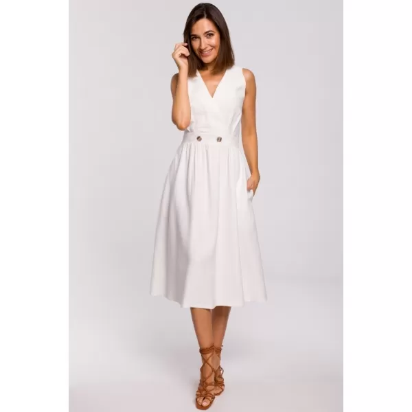  Рокля STYLOVE S224 ЕКРЮ 